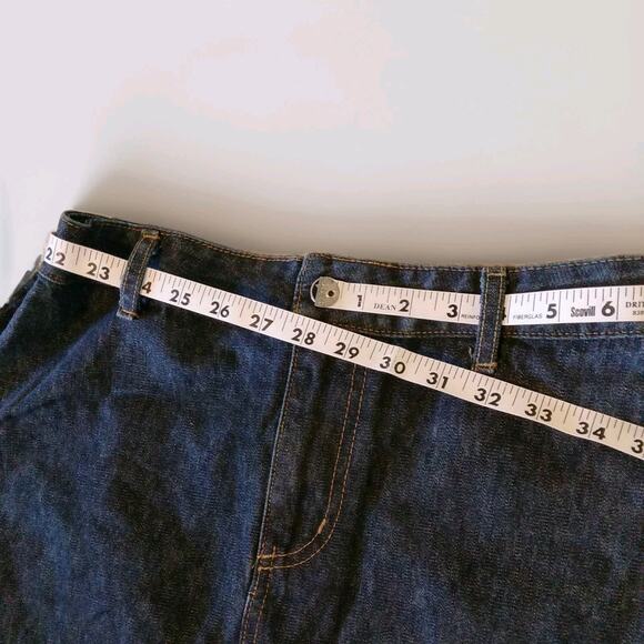 Vtg DICKIES Denim Skirt Women's Pencil High Waisted Made in USA Size 3 - Picture 8 of 12